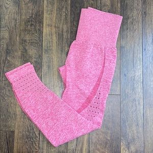 Pink seamless legging